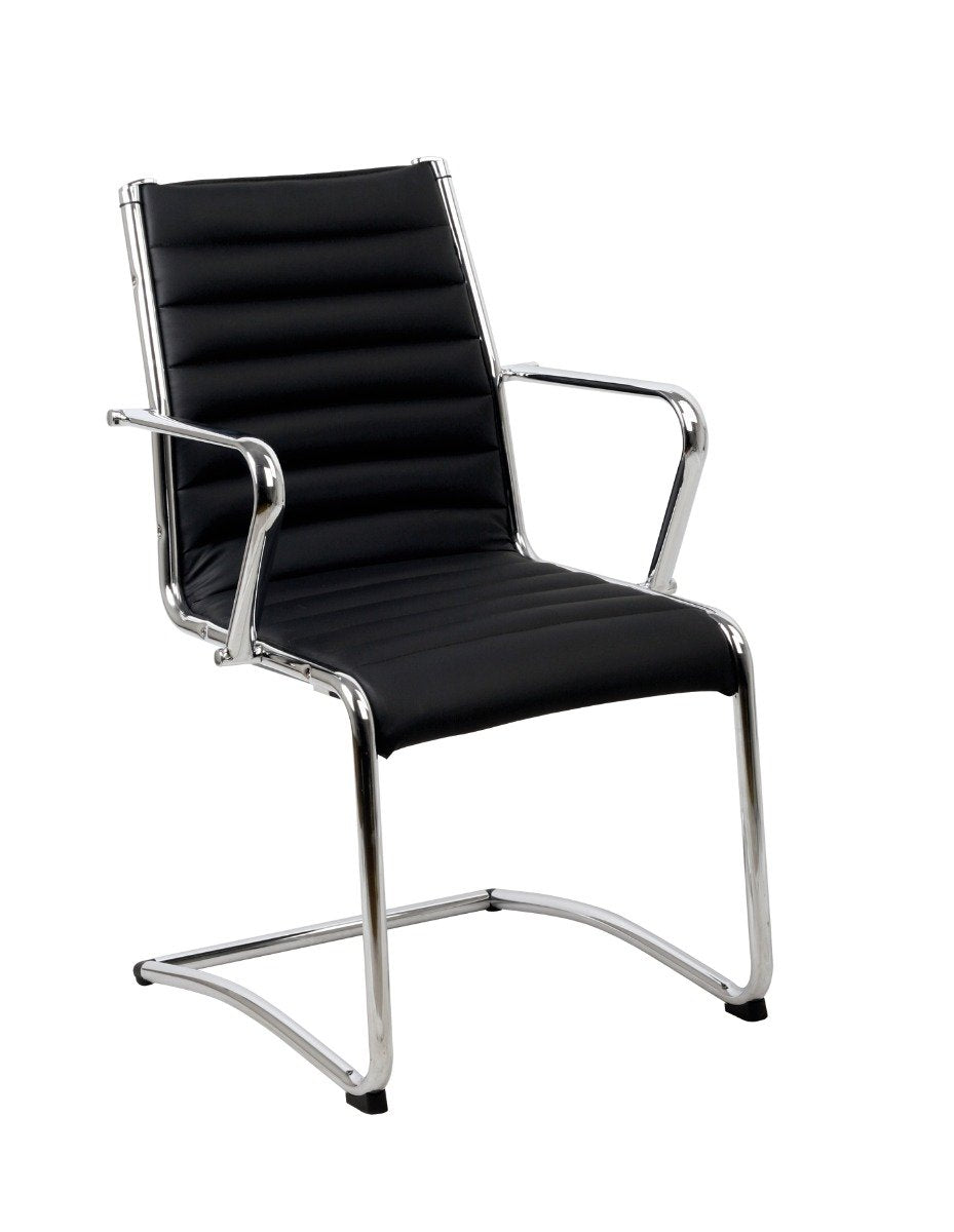Lean Visitor Chair Black