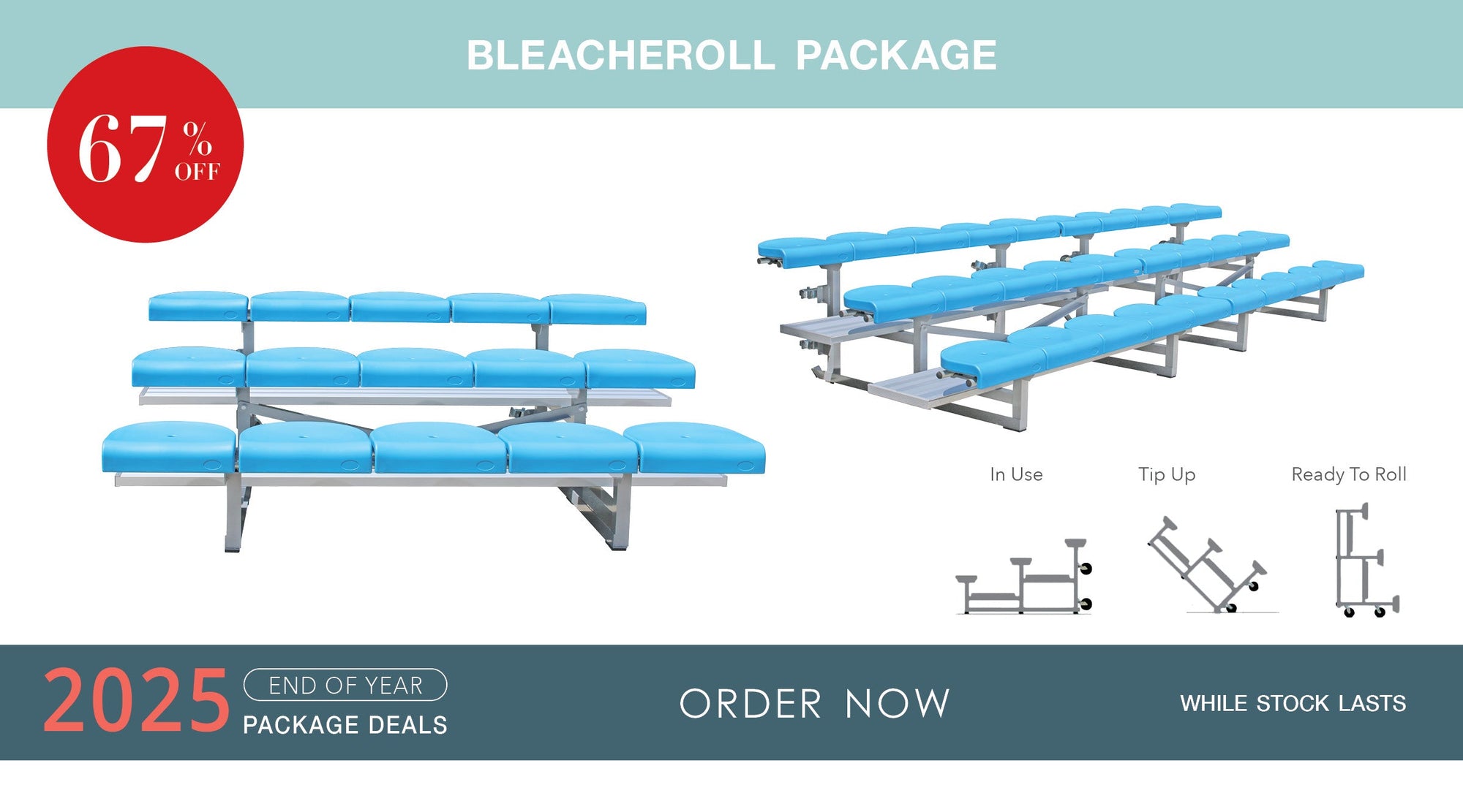 Bleacheroll Seating Packages Australia