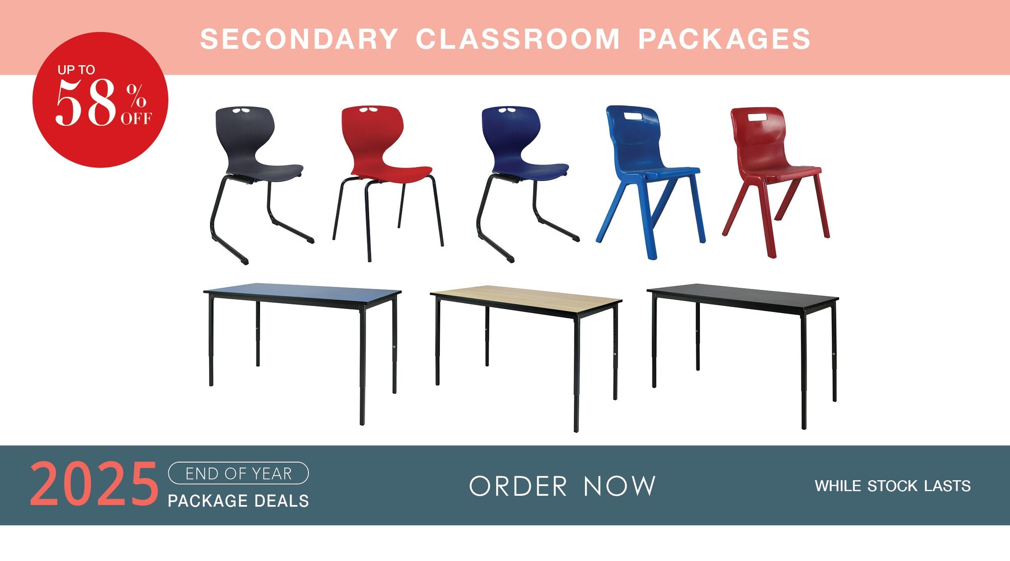 Secondary Classroom Furniture Package