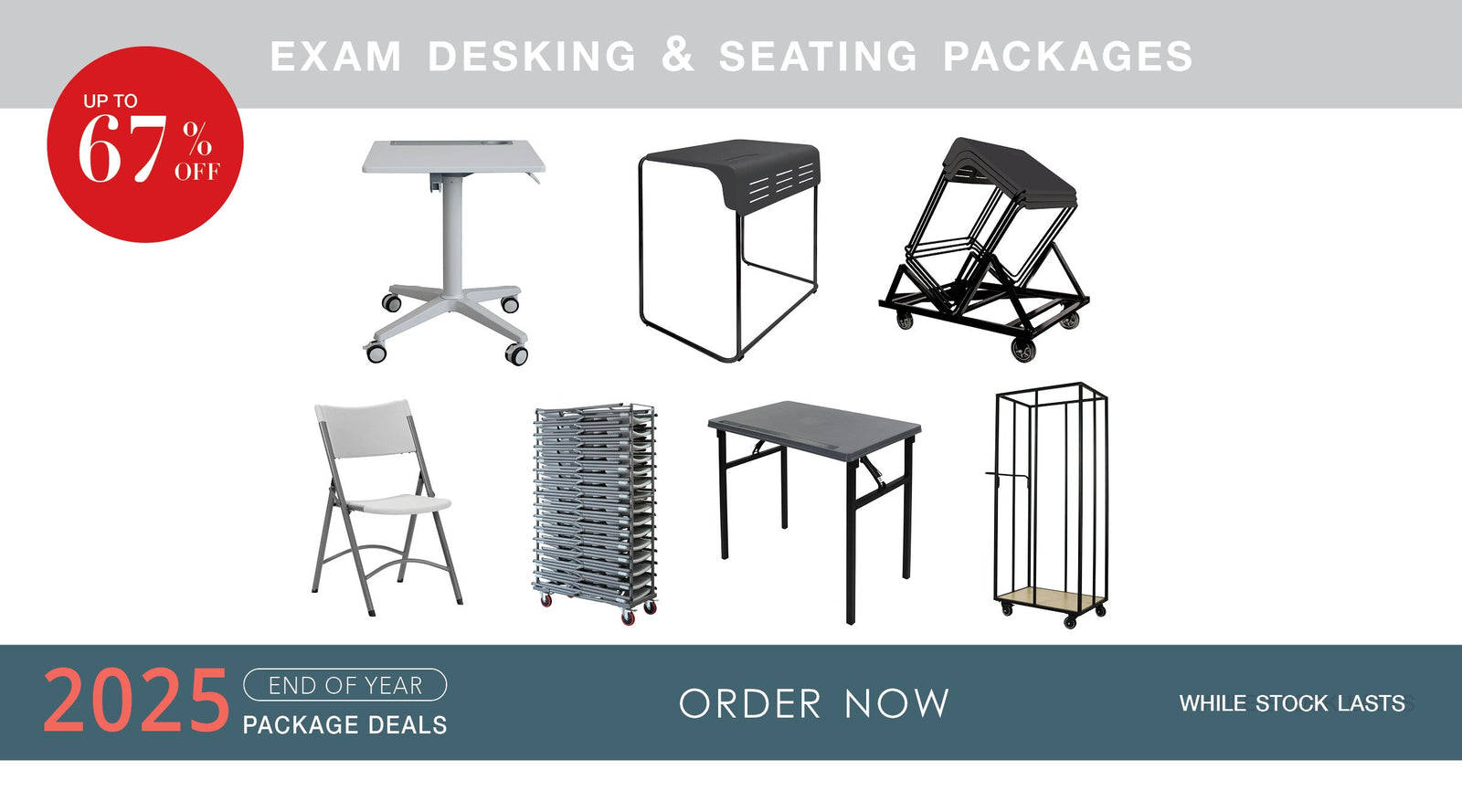 Exam Desking and Seating Packages