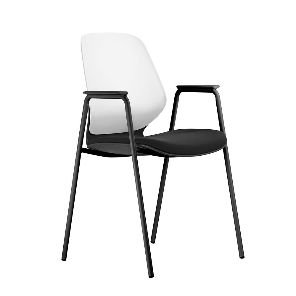 Kaleido - Black Steel 4-Leg, With Arms