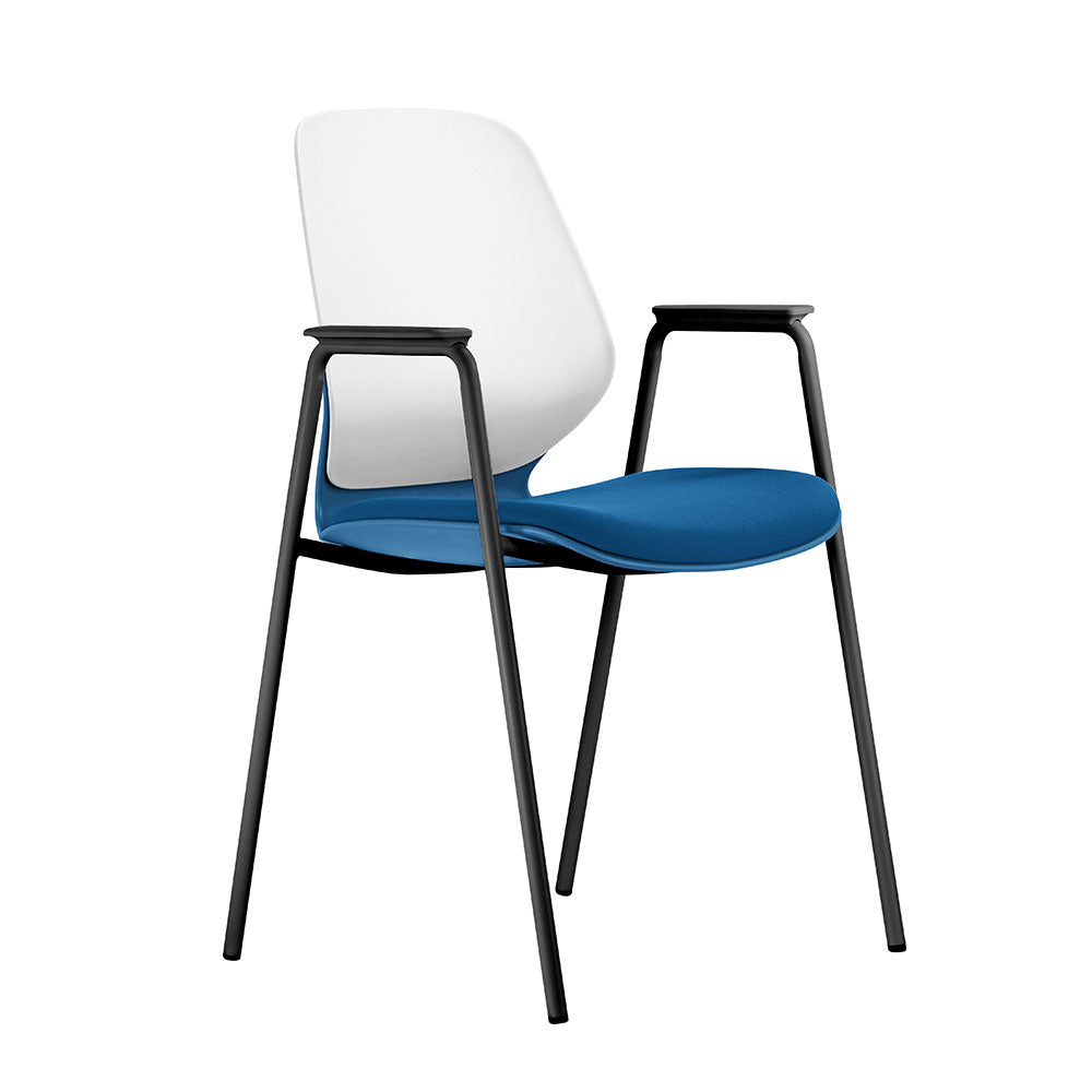 Kaleido - Black Steel 4-Leg, With Arms