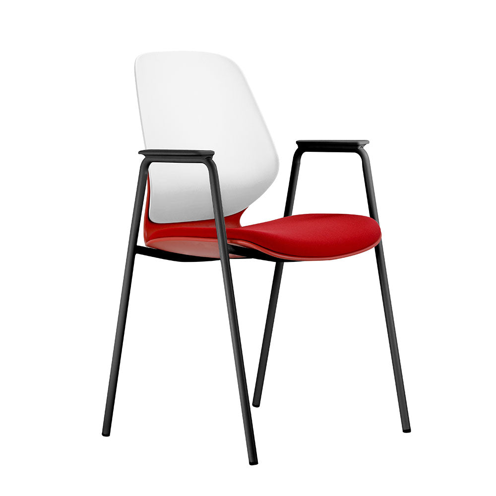 Kaleido - Black Steel 4-Leg, With Arms