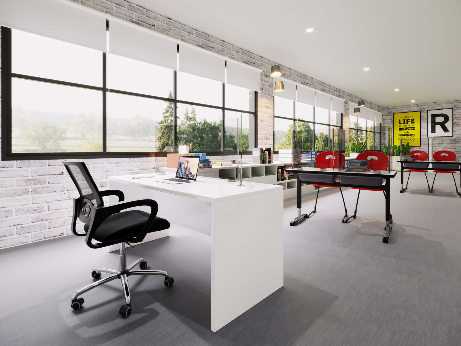 Folding Compact Desk Screens