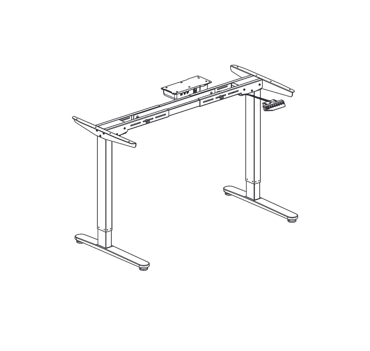 Arise Basix 2 Electric Rectangle Frame-White
