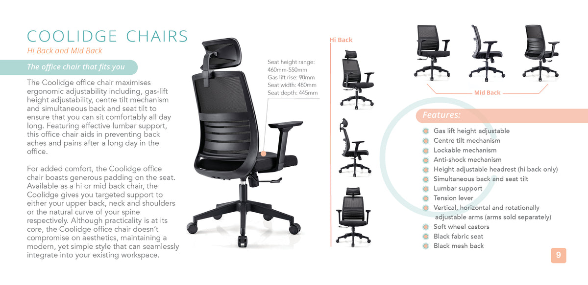 Coolidge Hi Back Chair