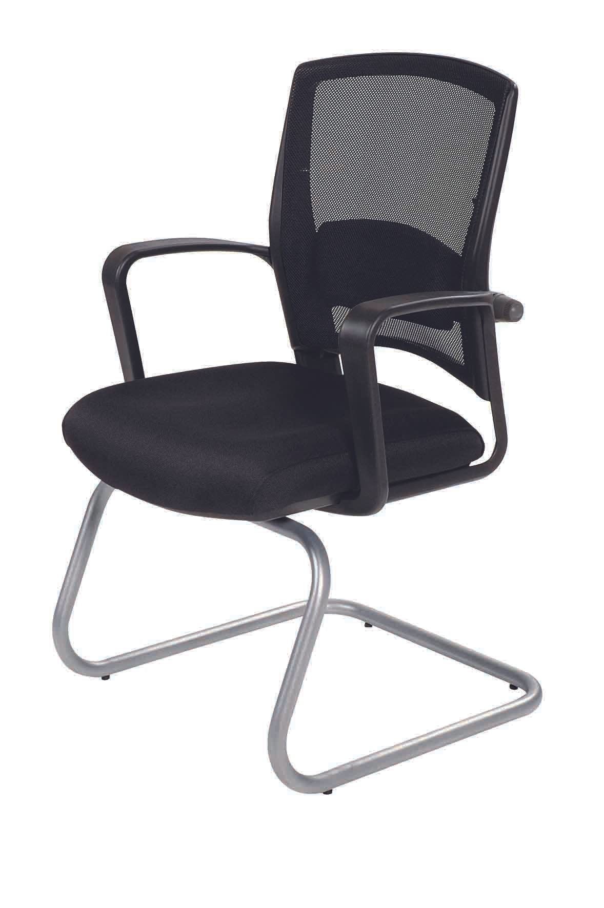 Fulkrum 3 Visitor Chair Black
