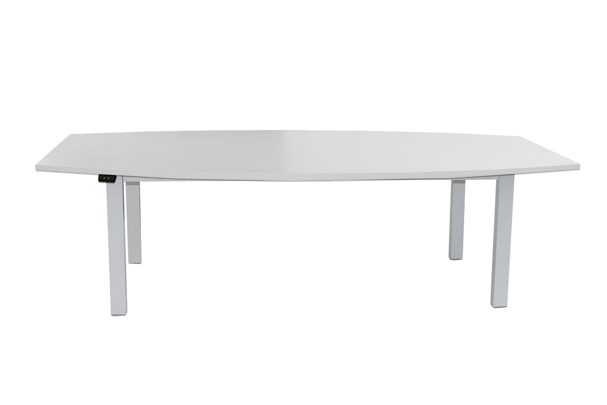 Talk It Up Electric Sit Stand meeting table and frame options