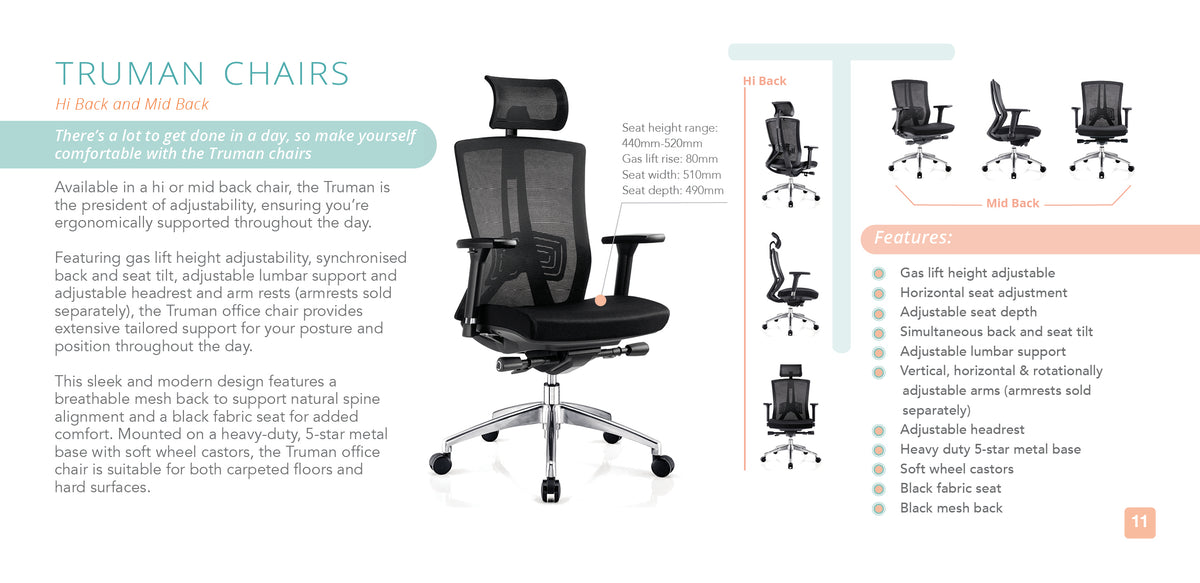 Truman Hi Back Chair