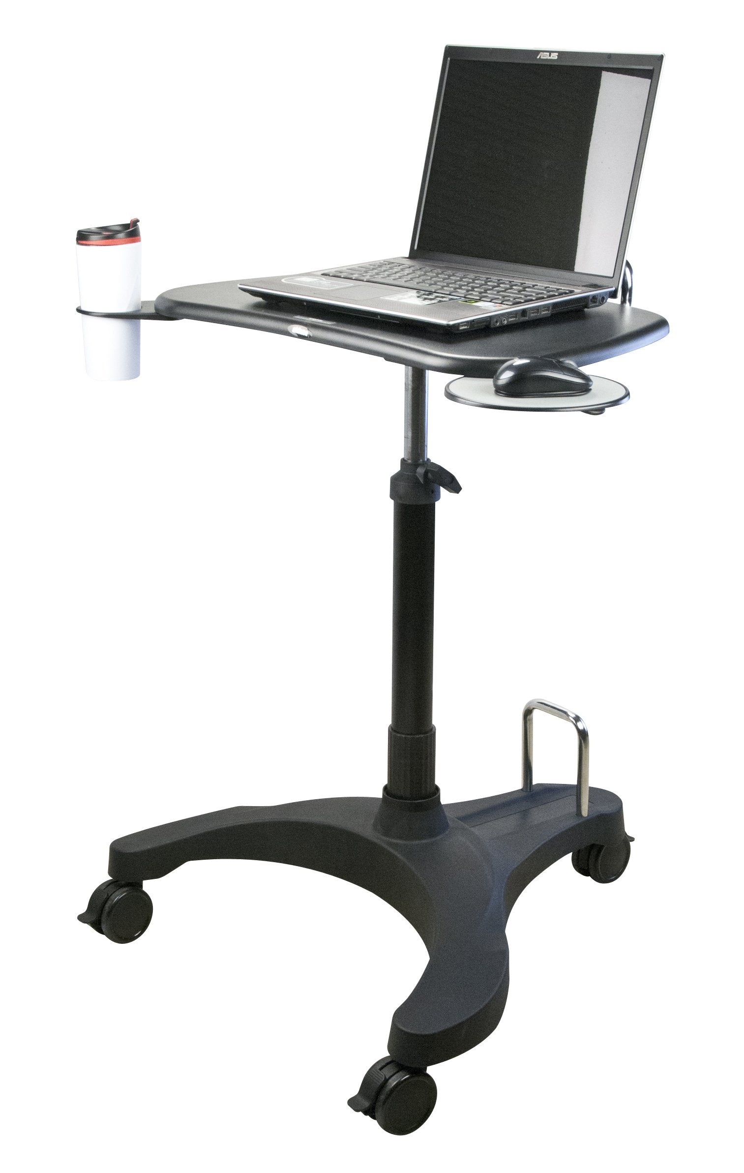 Upanatom Mobile Laptop Sit Stand Desk - Reed Furniture