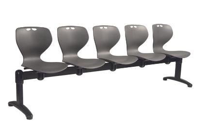 Mata 5 Seater Chair-Black