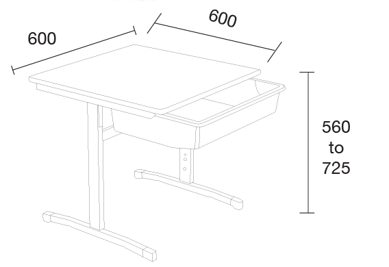 Victoria Single Desk